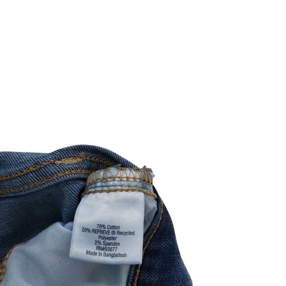 St John's Bay Skinny Leg Ankle Tie Jeans Size 18 - Picture 4 of 5